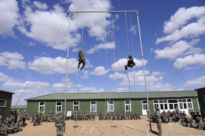 北京軍區偵察特種兵提升整體訓練水平