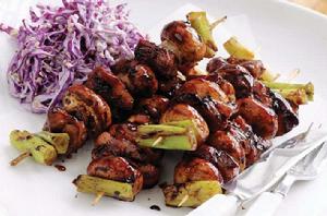 照燒褐菇雞肉串 照燒褐菇雞肉串