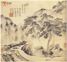 明項聖謨王維詩意圖冊