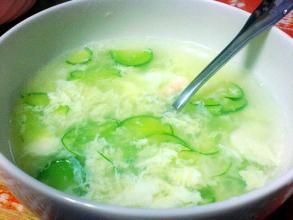 絲瓜海米蛋湯