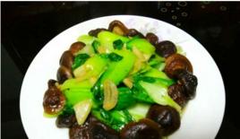 香菇炒上海青 香菇炒上海青