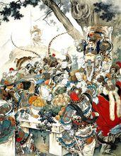 劉繼卣大鬧天宮組畫