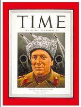 登上《時代》周刊的沃羅諾夫元帥