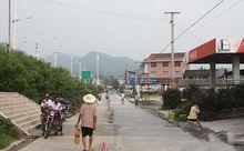 慈利縣永安浮橋北岸完成水泥路面改造