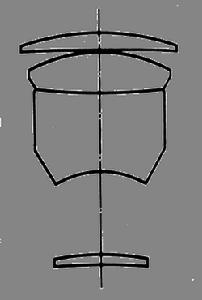 CZJ 135mm/f3.5 光學結構