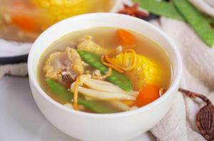 蟲草花蘑菇排骨湯 蟲草花蘑菇排骨湯