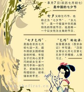 “七夕”民俗文化