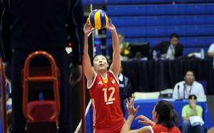 中德戰 二傳姚迪傳球