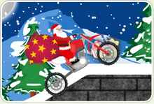 聖誕老人開摩托 聖誕老人開摩托