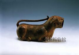 西漢銅虎子 西漢銅虎子