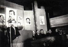 基希涅夫斯基在祝賀新中國成立一周年上講話