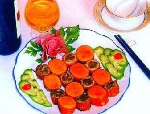 鴛鴦脆皮腸 鴛鴦脆皮腸