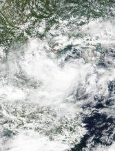 熱帶風暴山神 衛星雲圖