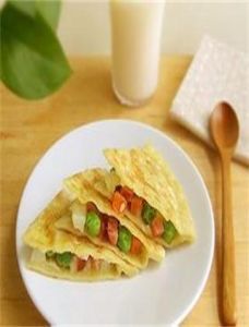 沙拉蛋皮煎餅 沙拉蛋皮煎餅