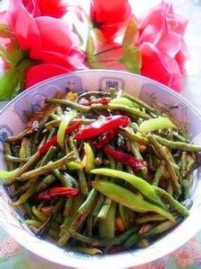 乾煸豇豆 乾煸豇豆