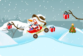 嶄新的聖誕雪橇