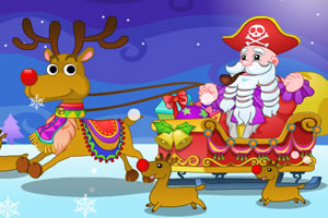 聖誕老人和馴鹿 聖誕老人和馴鹿