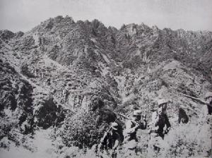 冀東八路軍活動在承平寧地區的崇山峻岭上
