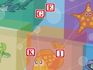 下降的字母 下降的字母