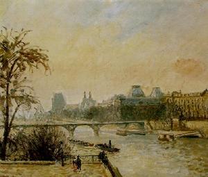 塞納河和羅浮宮