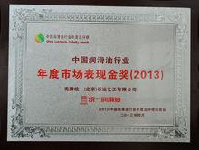 殼牌統一榮獲年度市場表現金獎