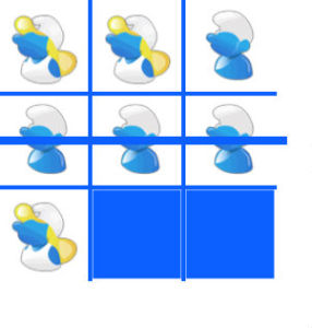 藍精靈三子棋 藍精靈三子棋