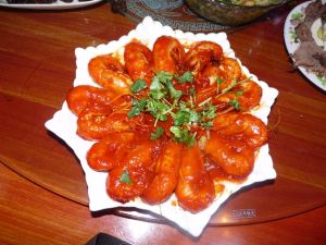 番茄烤大蝦 番茄烤大蝦