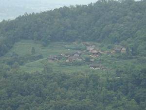 雲南省隴川縣王子樹鄉邦角村村莊遠景