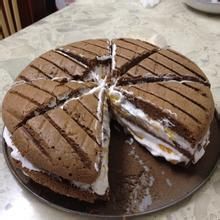 芒果可可戚風蛋糕