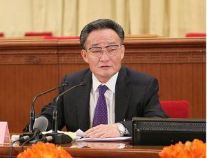 3月4日上午，十一屆全國人大四次會議在北京人民大會堂舉行預備會議。全國人大常委會委員長吳邦國主持預備會議。