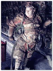 雙林寺塑像——韋馱像 雙林寺塑像——韋馱像