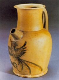 鳳凰紋瓷執壺 鳳凰紋瓷執壺