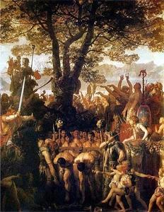 日耳曼人此前已經多次擊敗擋住他們去路的羅馬軍團