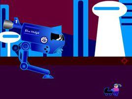 藍色機器人 藍色機器人