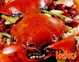 油煎連殼蟹 油煎連殼蟹