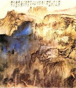 張大千廬山圖 張大千廬山圖