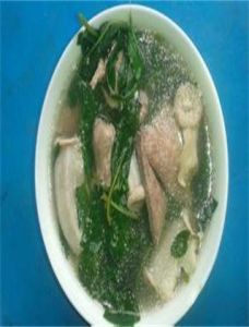 枸杞肉片粉腸煲 枸杞肉片粉腸煲