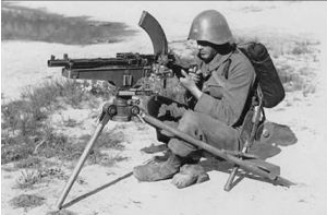 麥德森機槍的其中一種三腳架