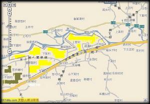 下各鎮可開發的土地示意圖