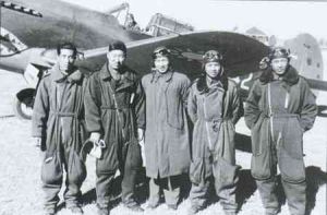 接受飛虎隊訓練的中國飛行員