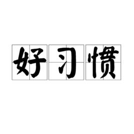 好習慣[詞語]