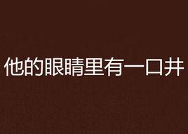 他的眼睛裡有一口井