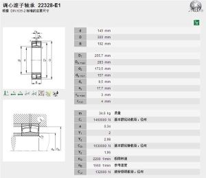 FAG 22328-E1調心滾子軸承