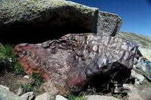 新疆阿勒泰的巨型隕鐵