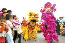 黃金迎燈節舞獅