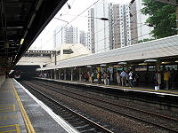 上水站北面月台