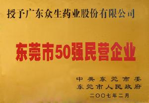 東莞市50強民營企業