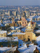 立陶宛首都維爾紐斯老城冬季