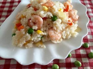 鮮蝦火腿炒飯 鮮蝦火腿炒飯