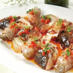 豉汁蒸魚嘴 豉汁蒸魚嘴